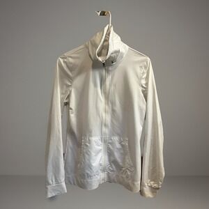 Under Armour Women's White Warm Up Jacket Small / X-small